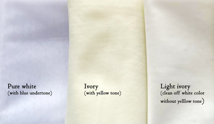 Ivory wedding veil with lace appliques V106