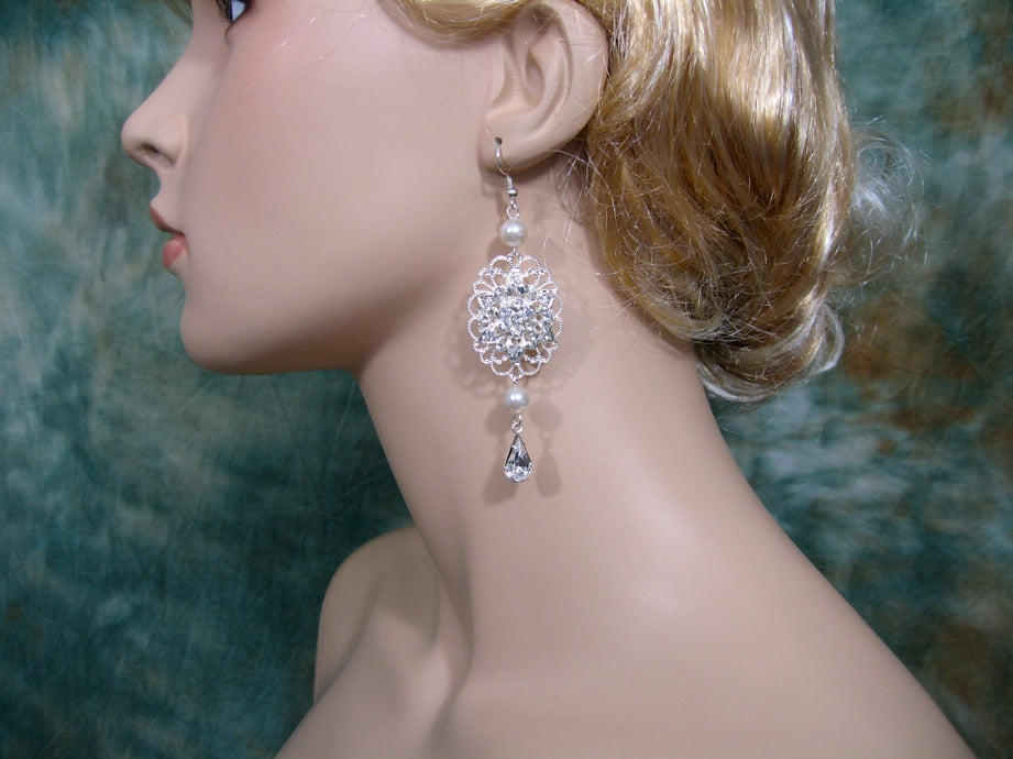Sparkling Rhinestones earrings Earring_003