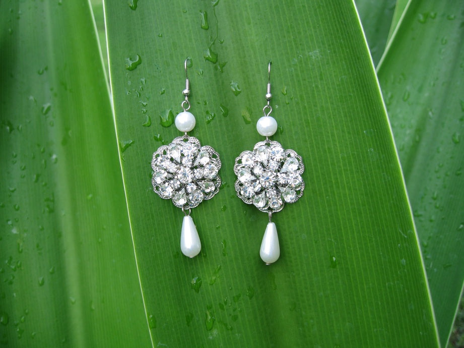 Sparkling Rhinestones earrings Earring_004