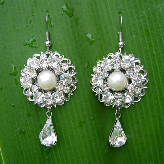 Sparkling Rhinestones earrings Earring_005