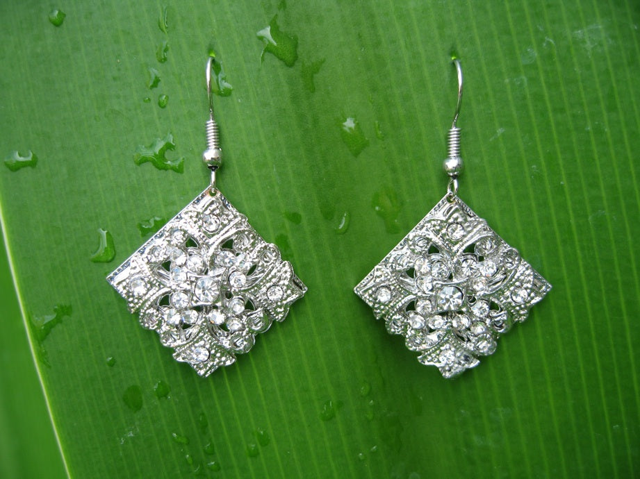 Sparkling Rhinestones earrings Earring_006
