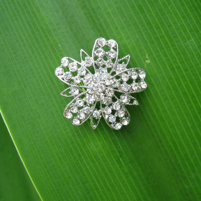 Sparkling Rhinestone Brooches RBR009