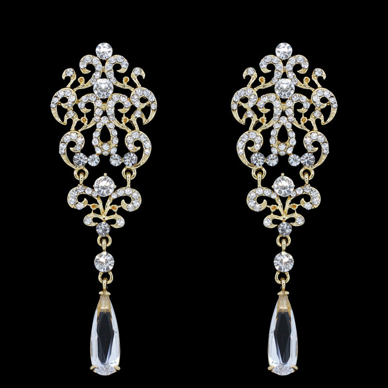 Sparkling Rhinestones earrings Earring_011