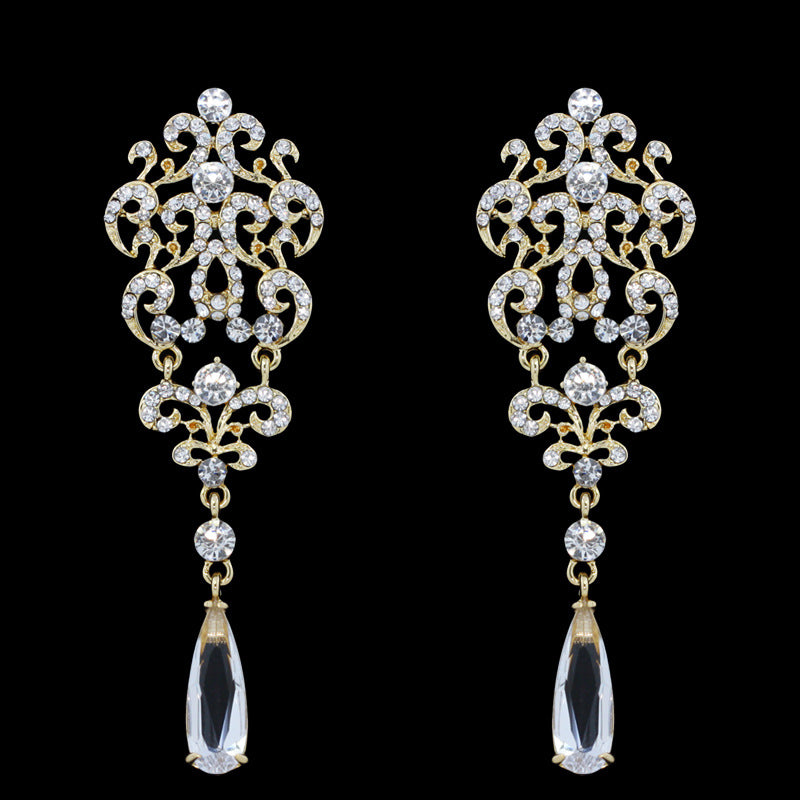 Sparkling Rhinestones earrings Earring_011