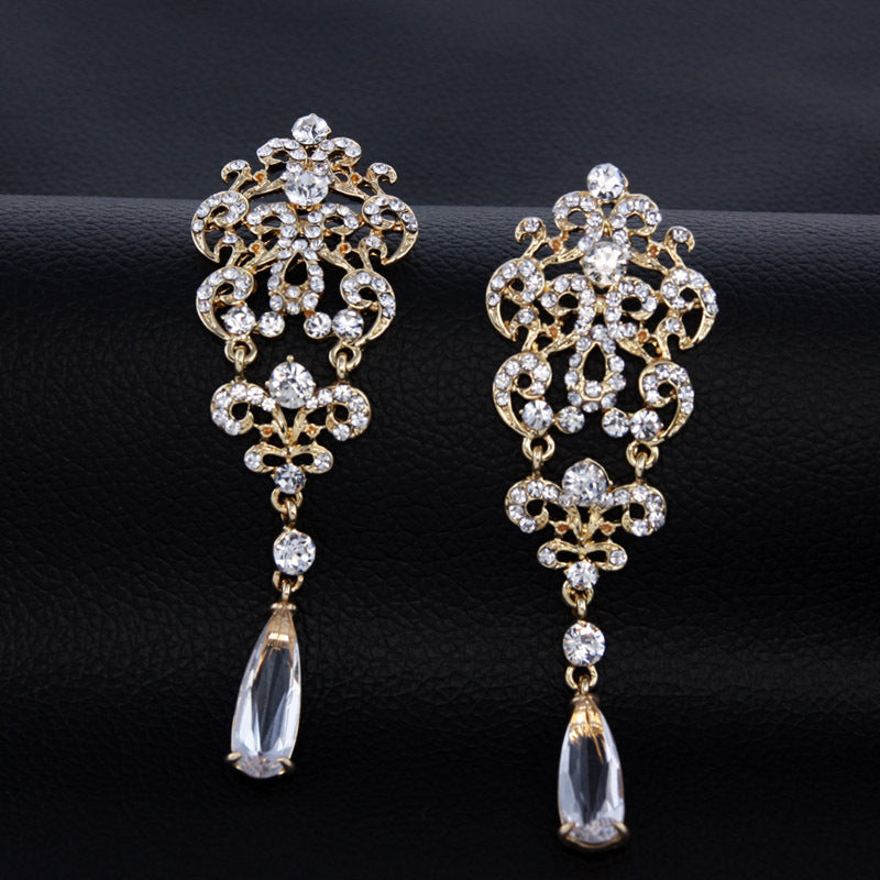 Sparkling Rhinestones earrings Earring_011