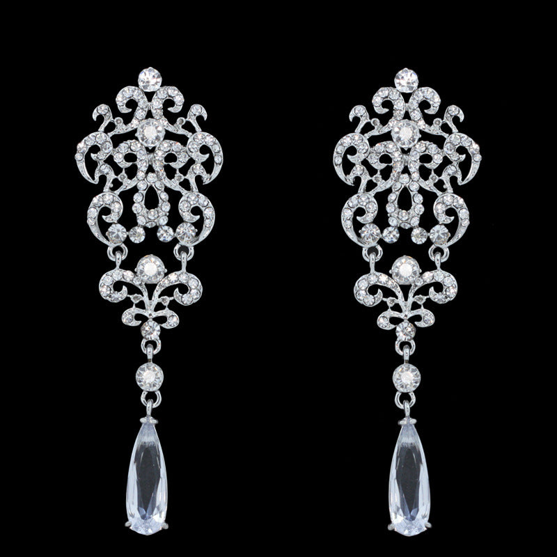 Sparkling Rhinestones earrings Earring_011