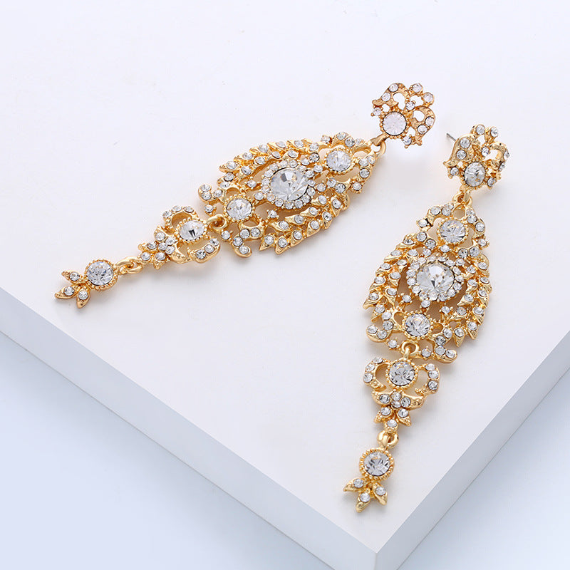 Sparkling Rhinestones earrings Earring_012