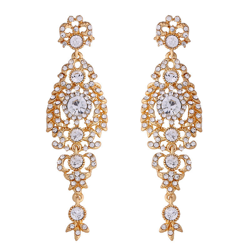 Sparkling Rhinestones earrings Earring_012