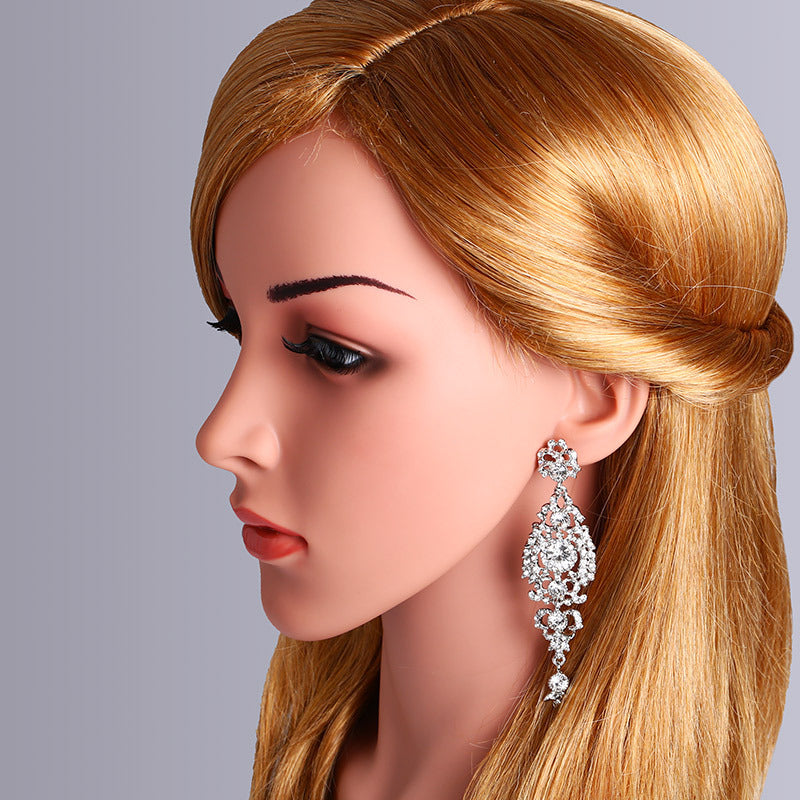 Sparkling Rhinestones earrings Earring_012