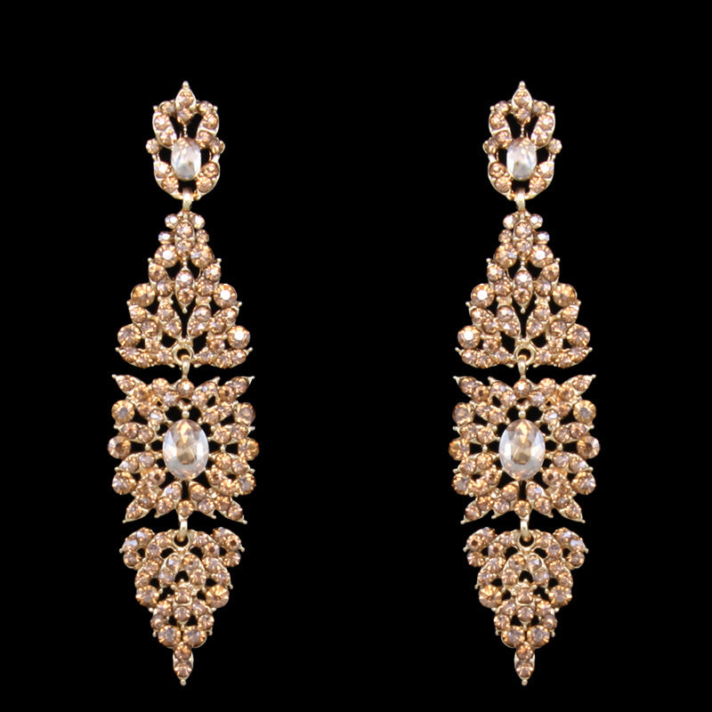 Sparkling Rhinestones earrings Earring_016