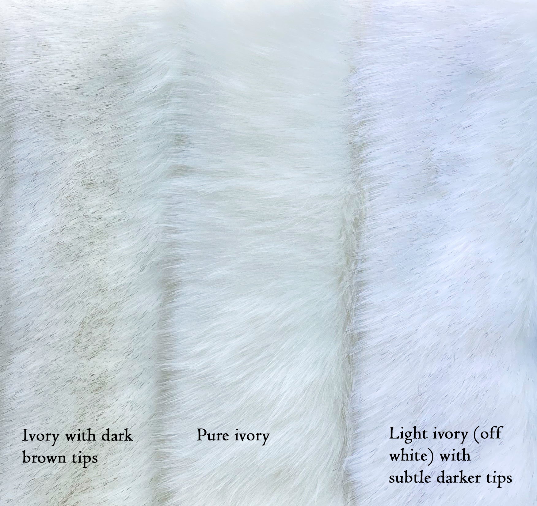 Ivory faux fur wrap bridal shawl