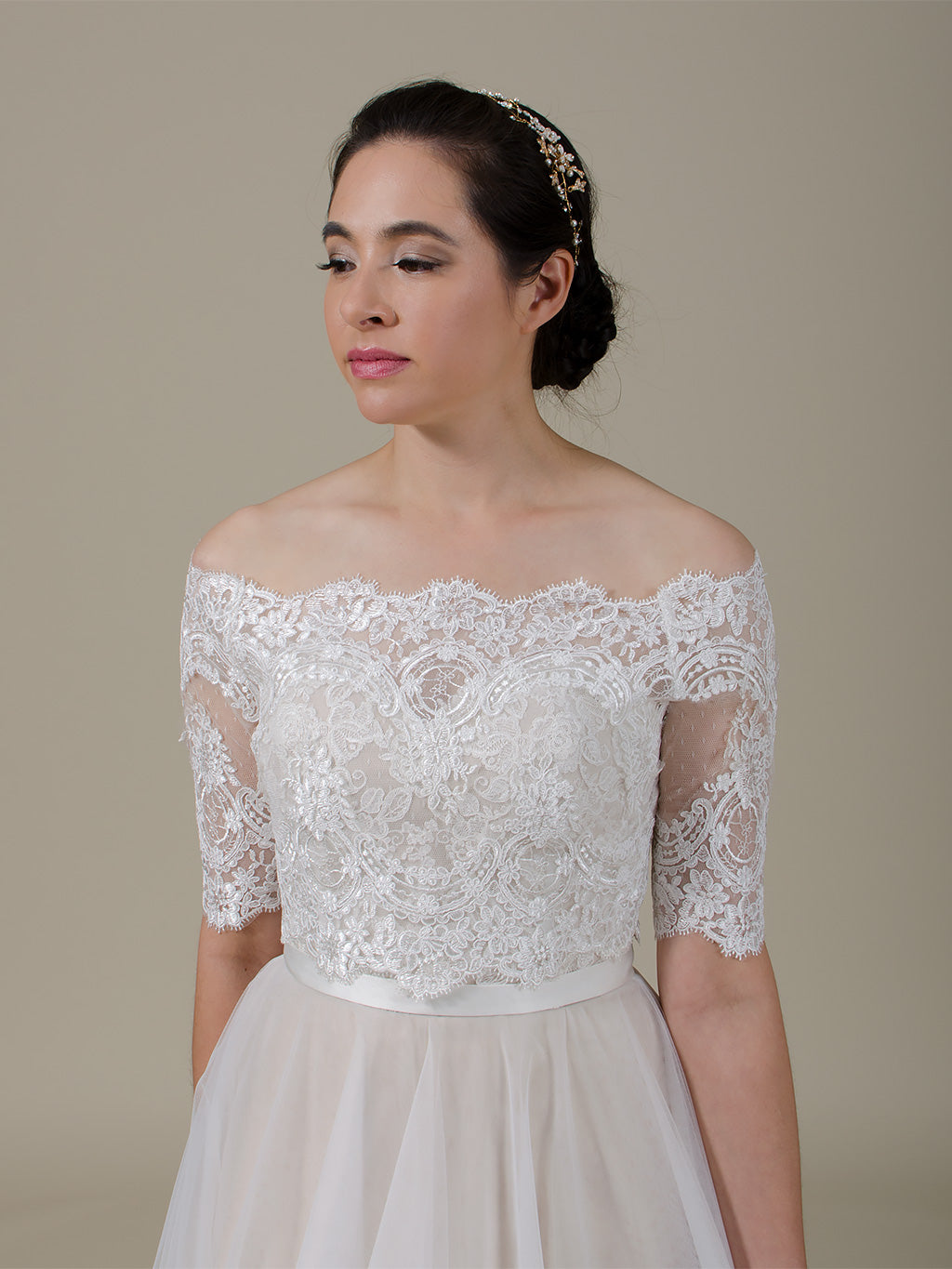 wedding dress topper