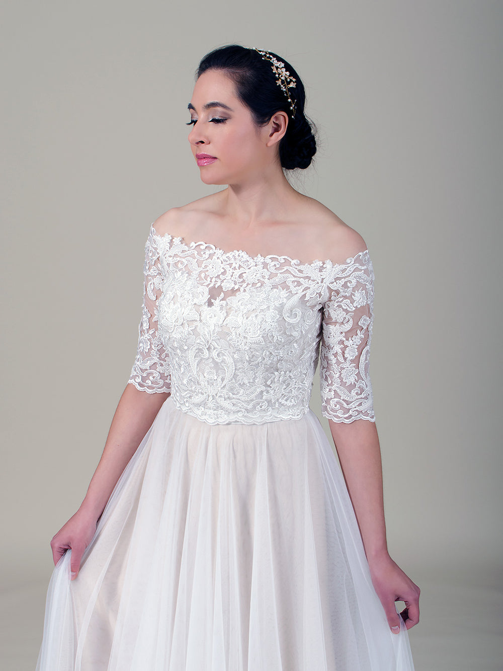 wedding dress topper