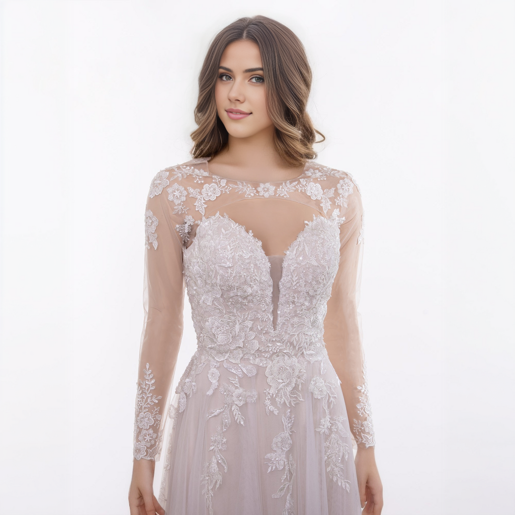 Keyhole back wedding dress topper, Medium Keyhole back wedding dress topper, Medium