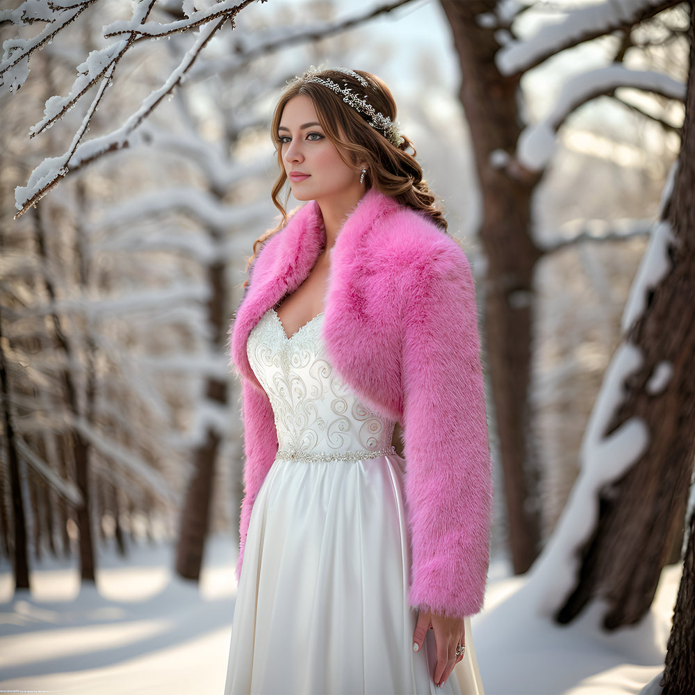 Faux Fur Bolero and Faux Fur Shrug Tulip Bridal Faux Fur Bolero and Faux Fur Shrug Tulip Bridal