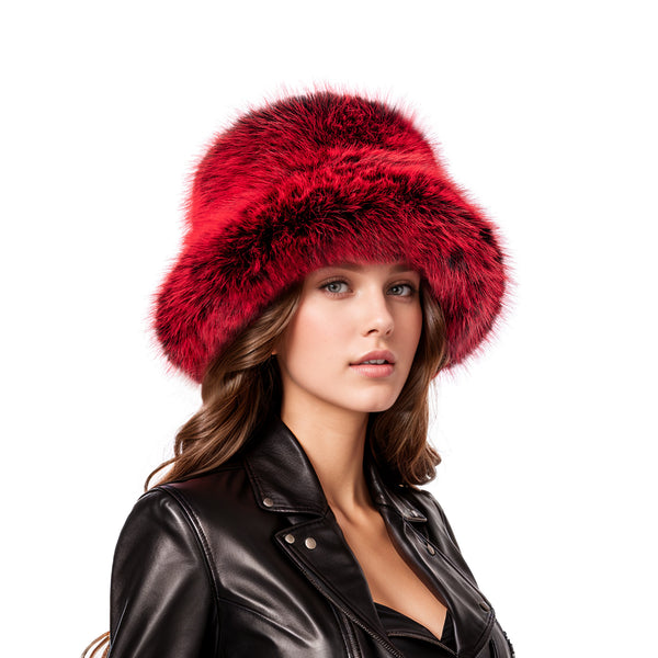 FAUX FUR HAT & PRETTY SUNHAT 2 Parker Faux Fur Hat | Cozy & Stylish Women main image 2
