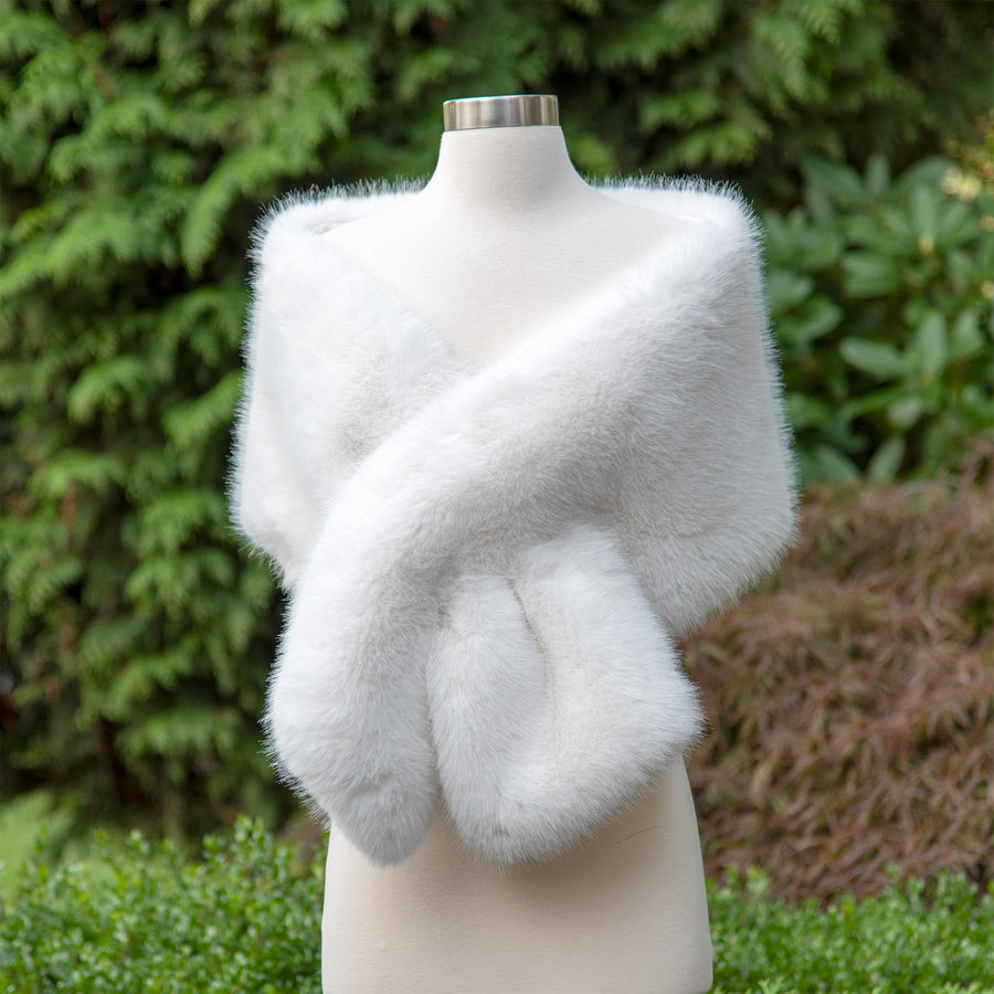 faux fur shawl, faux fur wrap, faux fur stole and faux fur bolero ...