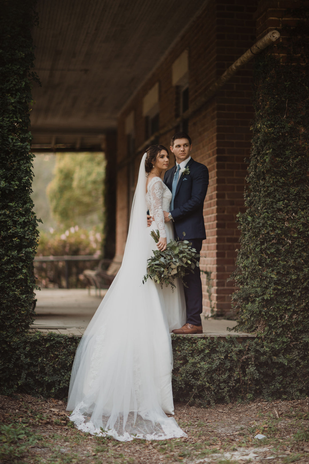 Long sleeve Alencon lace wedding dress Long sleeve Alencon lace wedding dress