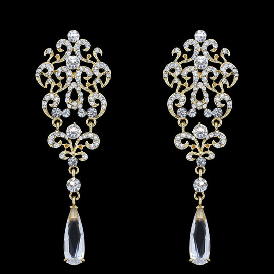 Sparkling Rhinestones earrings Earring_011