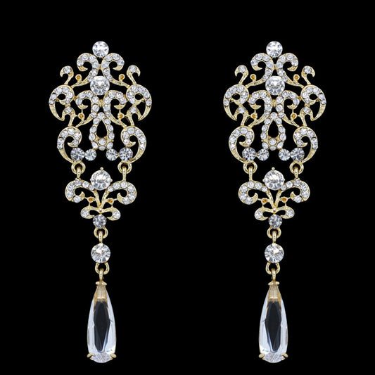 Sparkling Rhinestones earrings Earring_011