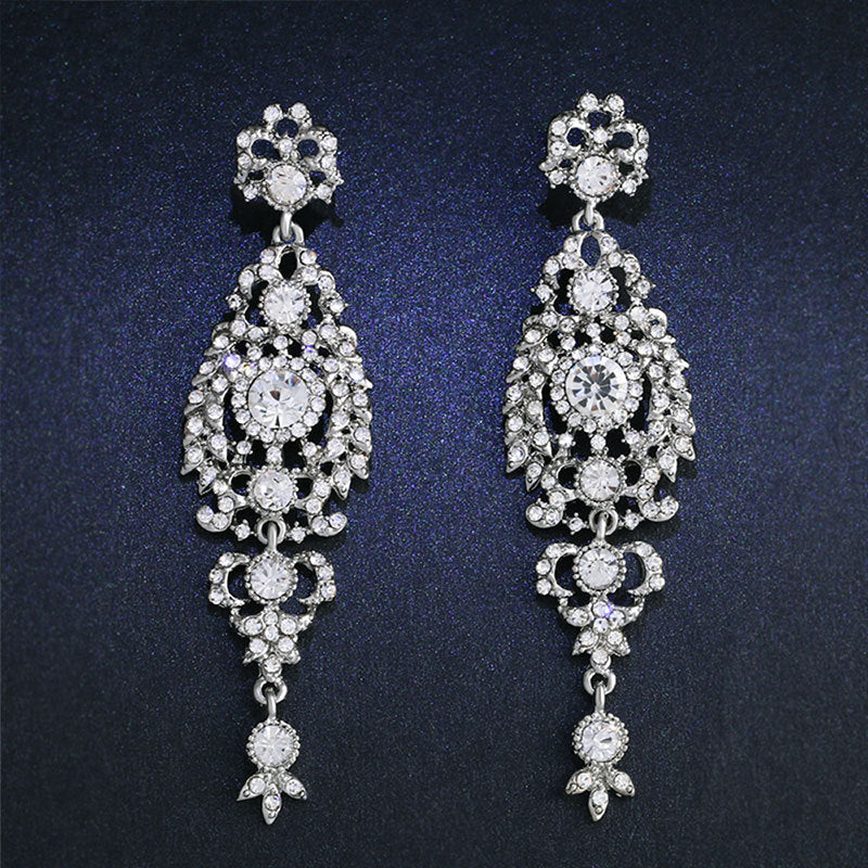 Sparkling Rhinestones earrings Earring_012
