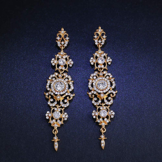 Sparkling Rhinestones earrings Earring_013