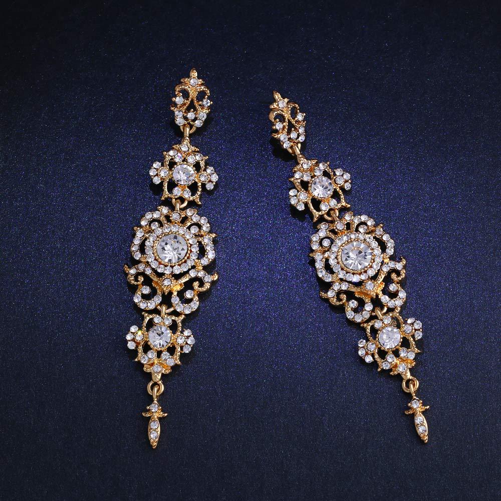 Sparkling Rhinestones earrings Earring_013
