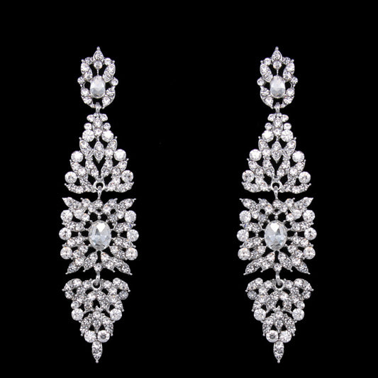 Sparkling Rhinestones earrings Earring_016