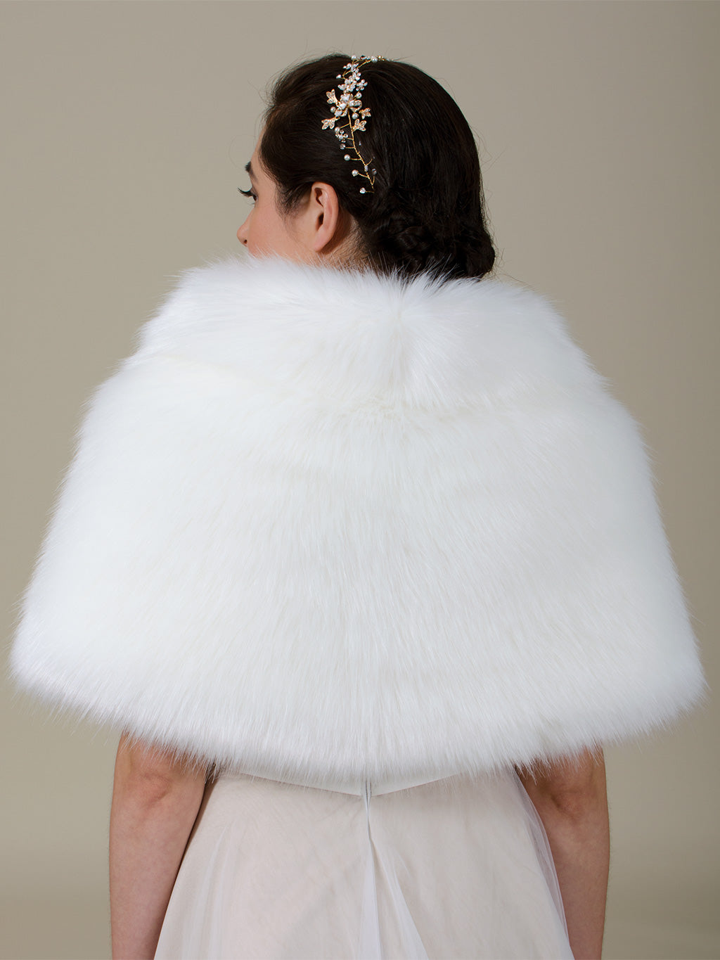 faux fur wrap