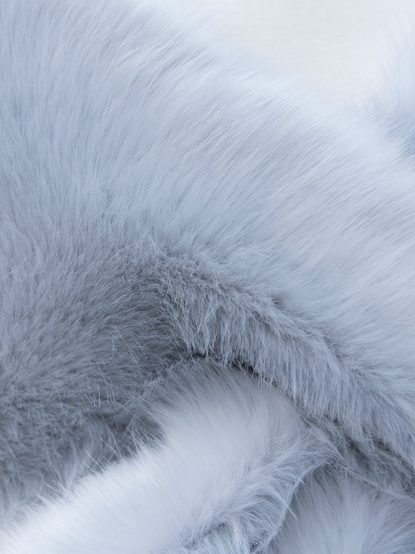 Dusty Blue faux fur wrap bridal shawl