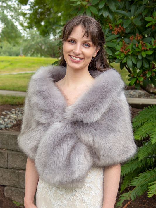 faux fur wrap