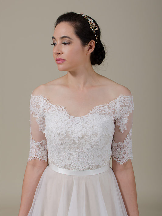 wedding dress topper