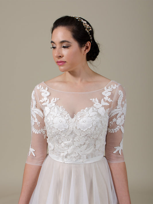 wedding dress topper