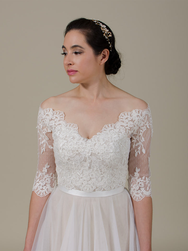 wedding dress topper