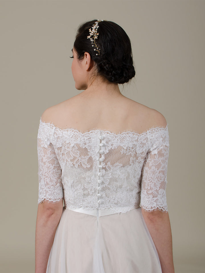 wedding dress topper