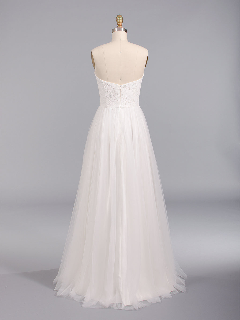 Boat neck long sleeve wedding dress topper
