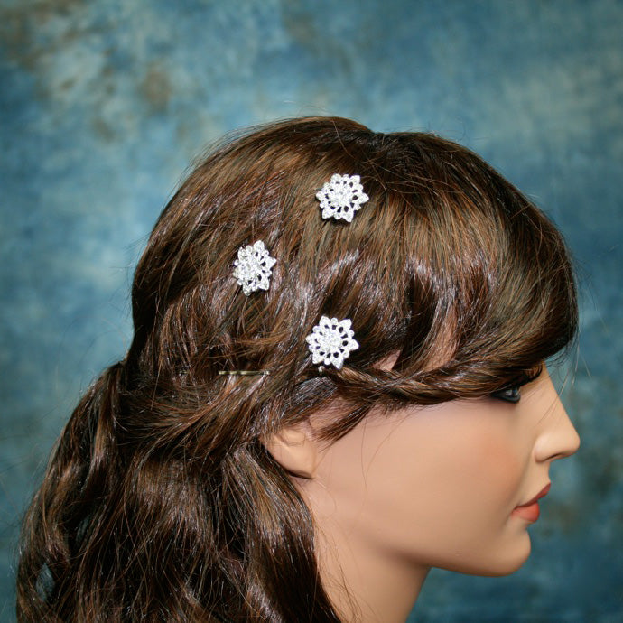 Sparkling Rhinestones Hair pins - Set of 3