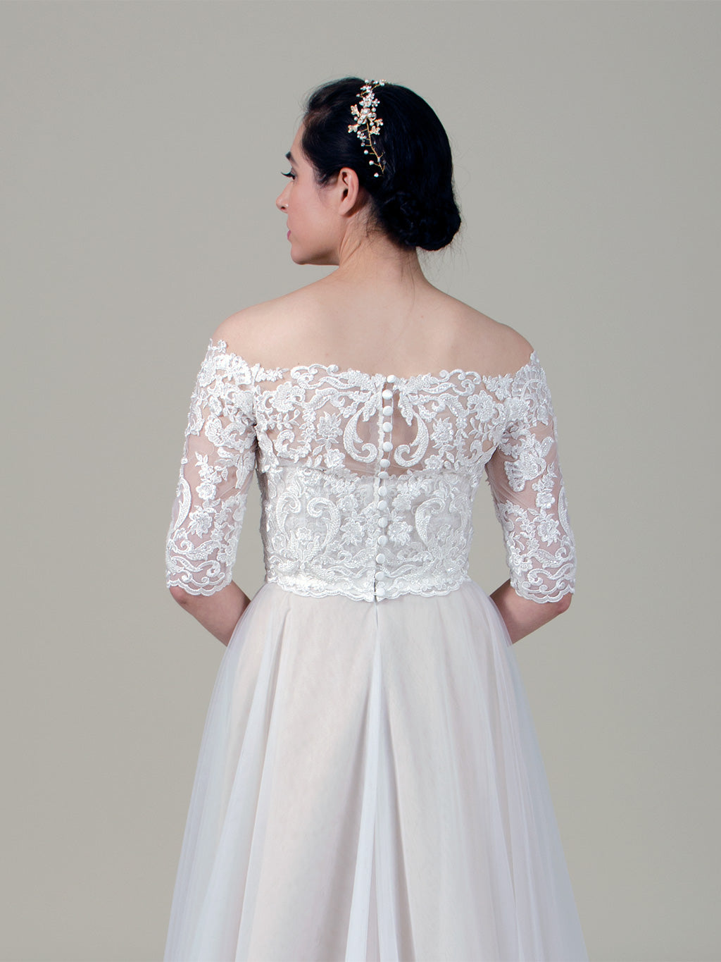 wedding dress topper
